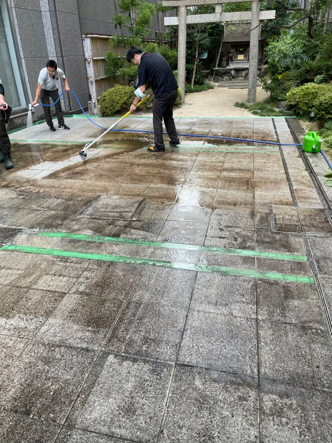 石材美観復元工事の施工前